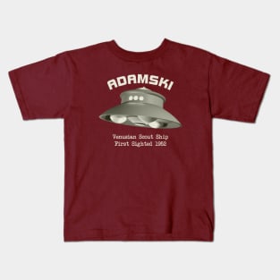 Adamski UFO Flying Saucer Kids T-Shirt